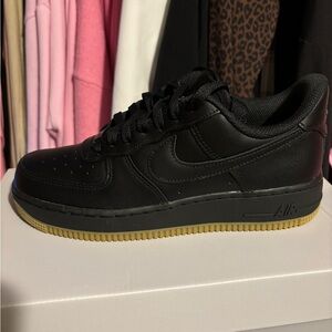 Nike Black Sneakers with Gum Sole